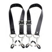 Spread Labia Spreader Straps with Clamps - Image 1