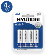 Super Alkaline AA Batteries - 4 pcs - Image 1