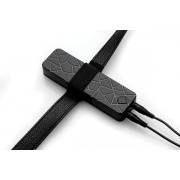 Power Pegger Double Strap-On Vibrator - Black - Image 4