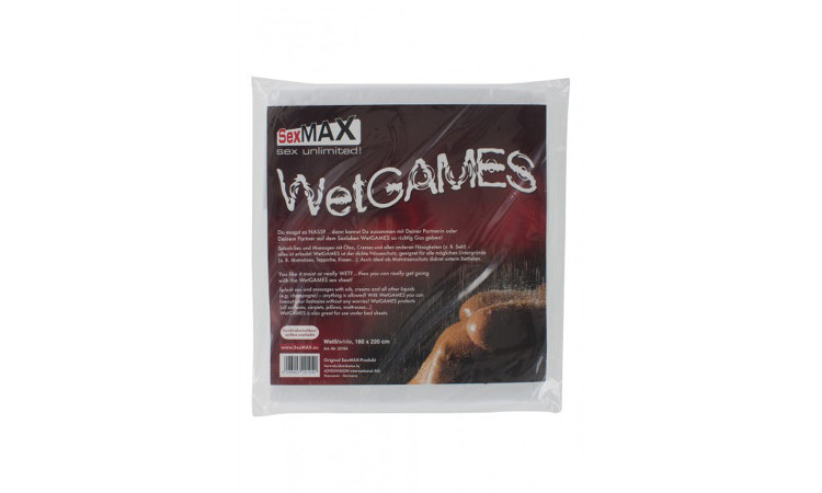 SexMAX WetGAMES Vinyl Sheet 180 x 220 cm - White - Image 1
