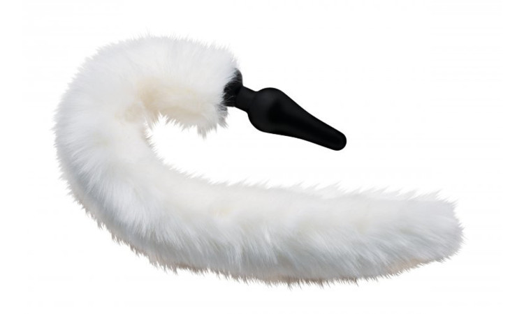 White Fox Tail and Ears Set - Image 2