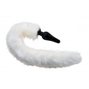 White Fox Tail and Ears Set - Image 2