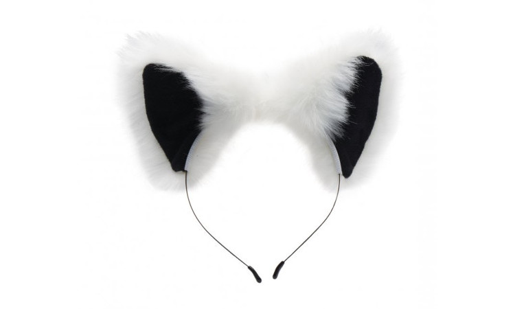 White Fox Tail and Ears Set - Image 3