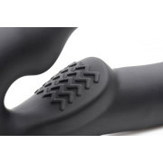 Evoke Vibrating Strapless Strap-On - Black - Image 3