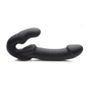 Evoke Vibrating Strapless Strap-On - Black - Image 1