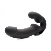 Urge Strapless Strap-On Vibrator - Black - Image 3