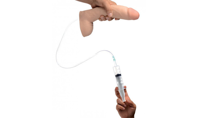 Dual Density Squirting Dildo - 25 cm - Image 4