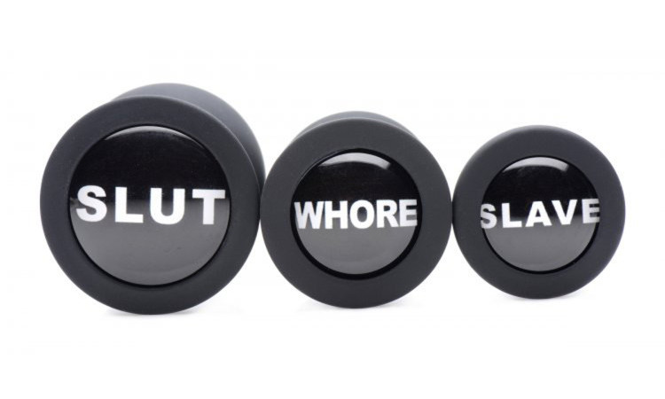 Dirty Words Anal Plug Set - Image 2