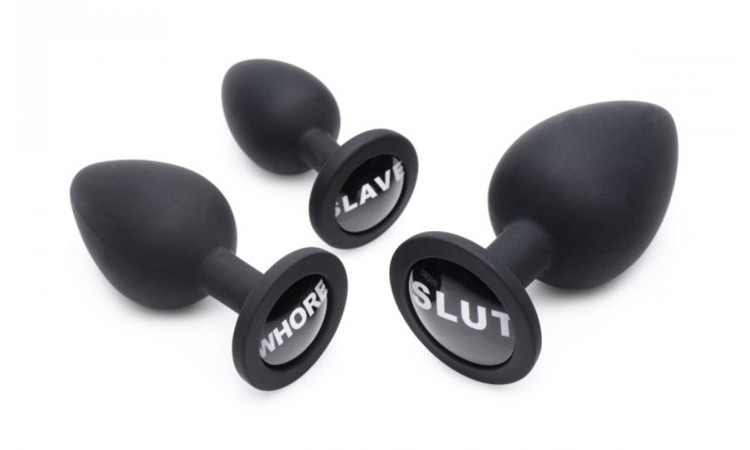 Dirty Words Anal Plug Set - Image 1