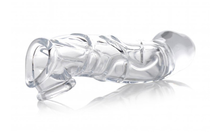 Clear Extender Curved Penis Sleeve - Image 2
