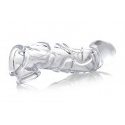 Clear Extender Curved Penis Sleeve - Image 2