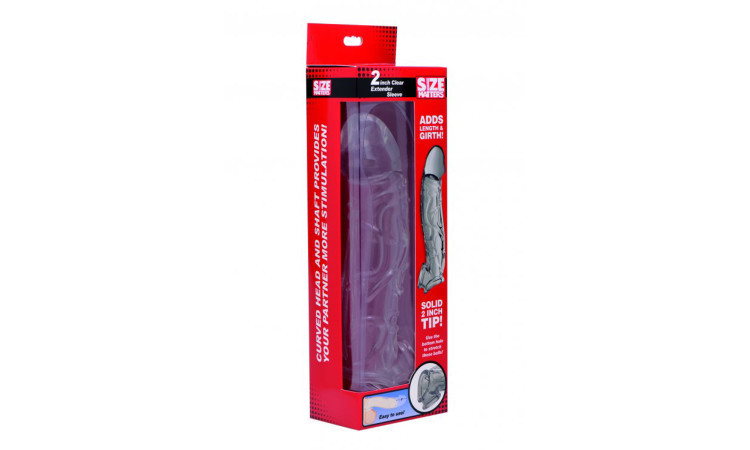Clear Extender Curved Penis Sleeve - Image 3