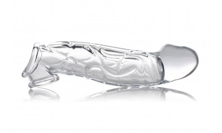 Clear Extender Curved Penis Sleeve - Image 1