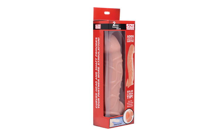 Flesh Extender Curved Penis Sleeve - Image 5
