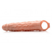 Extender Penis Sleeve With Nubs - Light Skin - Image 2