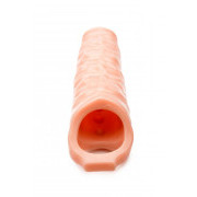 Extender Penis Sleeve With Nubs - Light Skin - Image 3
