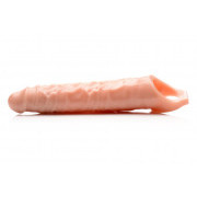 Extender Penis Sleeve With Nubs - Light Skin - Image 1