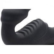 Slim Rider Strapless Strap-on Vibrator - Black - Image 4