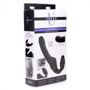 Slim Rider Strapless Strap-on Vibrator - Black - Image 6