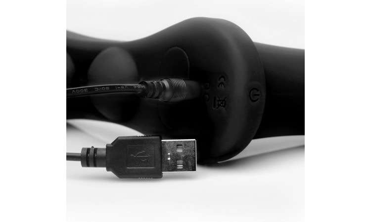 Double Take - Vibrating Double Strap-On - Black - Image 2