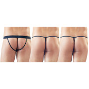 3-Piece Wetlook Thong Set - Image 2