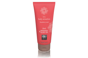 Massage- & Glide Gel 2 in 1 - Strawberry