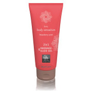 Massage- & Glide Gel 2 in 1 - Strawberry - Image 1