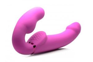Inflatable Strapless Strap-on with Remote Control