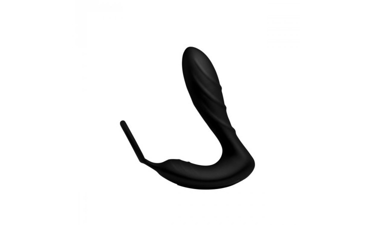 Silicone Prostate Vibrator and Strap with Remote Control - Image 2