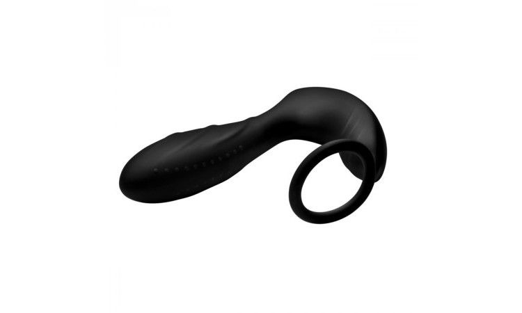 Silicone Prostate Vibrator and Strap with Remote Control - Image 3