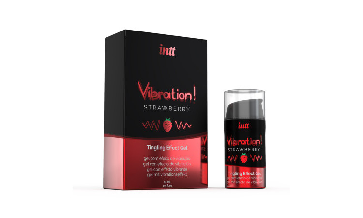 Vibration! Strawberry Tingling Gel - Image 2