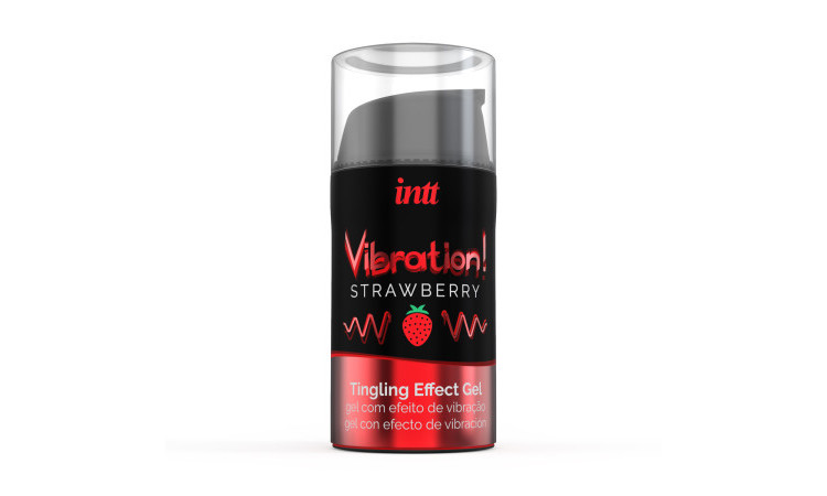 Vibration! Strawberry Tingling Gel - Image 1
