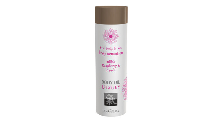 Luxury Body Oil Edible - Raspberry & Apple - Image 1