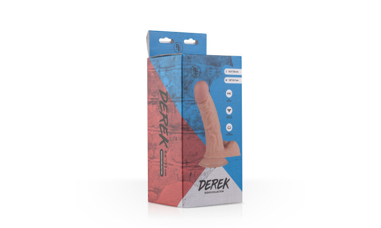 Derek Realistic Dildo - 22 cm - Image 6