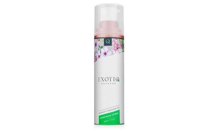 Exotiq Massage Oil Basil Citrus - 100 ml - Image 4