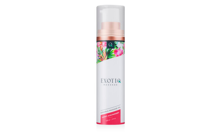 Exotiq Massage Oil Sweet Strawberry - 100 ml - Image 1