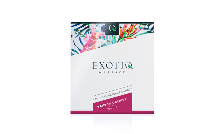 Exotiq Massage Candle Bamboo Orchids - 200g - Image 4