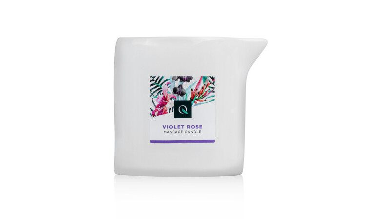 Exotiq Massage Candle Violet Rose - 200g - Image 3