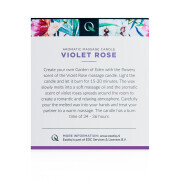 Exotiq Massage Candle Violet Rose - 200g - Image 6