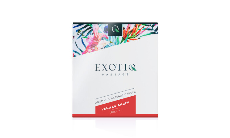 Exotiq Massage Candle Vanilla Amber - 200g - Image 4