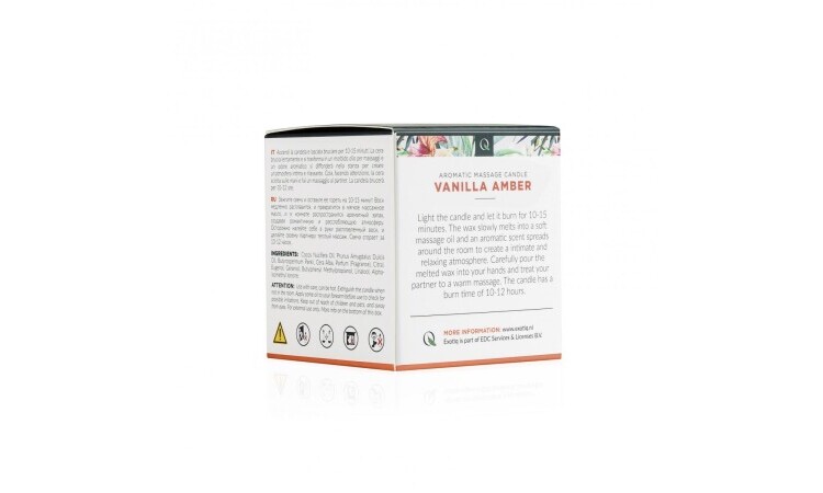 Exotiq Massage Candle Vanilla Amber - 60g - Image 5