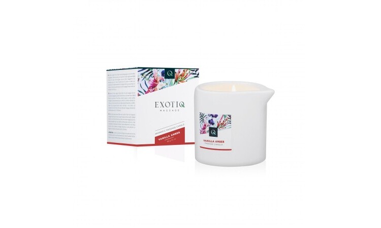 Exotiq Massage Candle Vanilla Amber - 60g - Image 1
