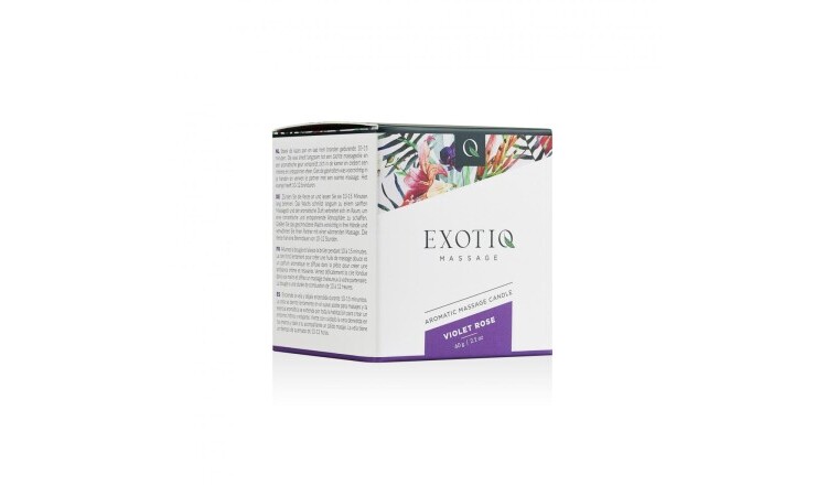 Exotiq Massage Candle Violet Rose - 60g - Image 4