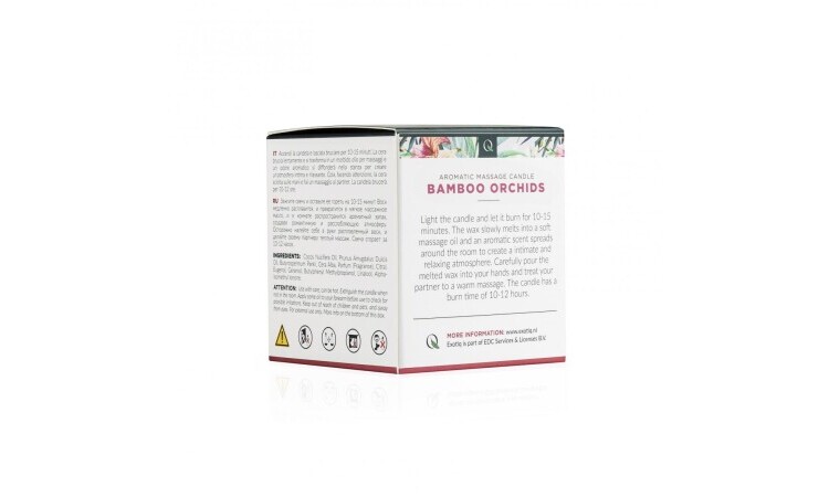 Exotiq Massage Candle Bamboe Orchideeën - 60g - Image 5
