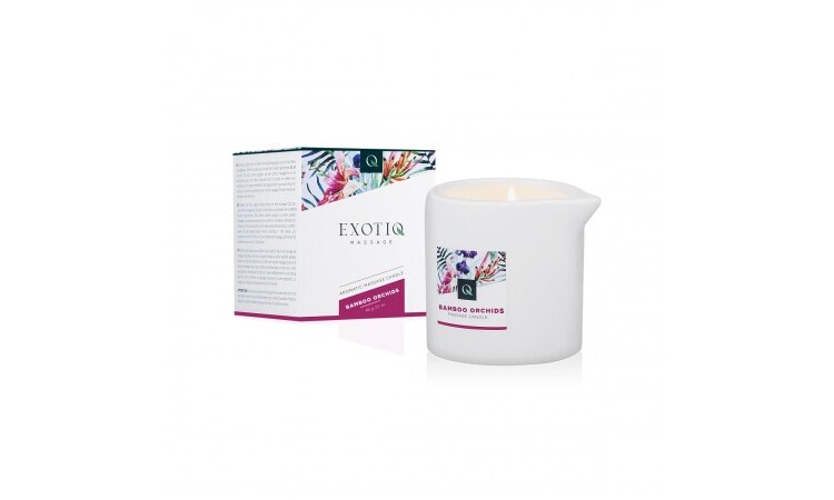 Exotiq Massage Candle Bamboe Orchideeën - 60g - Image 1