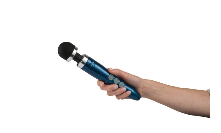 Doxy Die Cast 3R Wand Vibrator - Electric Blue - Image 6