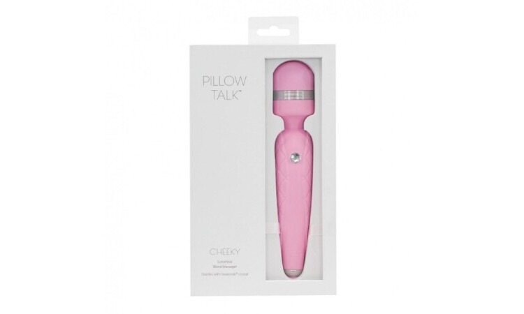 Pillow Talk Cheeky Wand Vibrator - Pink - Image 5