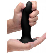 Squeeze-It Phallic Dildo - Black - Image 4