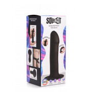 Squeeze-It Phallic Dildo - Black - Image 7