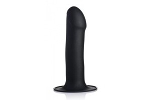Squeeze-It Phallic Dildo - Black
